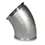 Disaflow DFB putkikäyrä 45 astetta - metallinen 45-asteen kulmaliitin laippaliitoksilla Disaflow-letkustoihin.