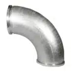 Disaflow DFB putkikäyrä 90 astetta - metallinen 90-asteen kulmaliitin laippaliitoksilla Disaflow-letkustoihin.