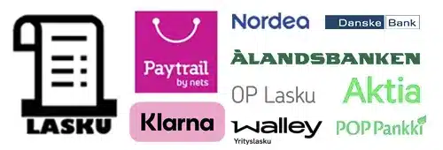 Talhun verkkokaupassa käyvät maksutavat 1.